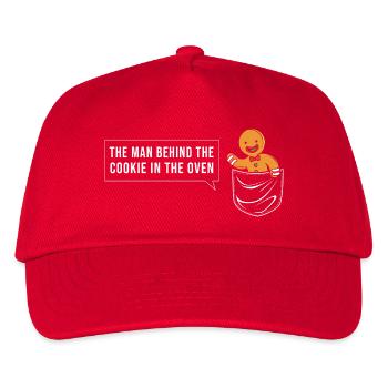 Werdender Papa werdende Väter - Kinder Basecap - Rot - Vorne