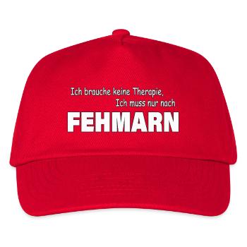 Therapie FEHMARN - Kinder Basecap - Rot - Vorne