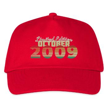 16. Geburtstag Limited Edition (SCR) 10/2009 - Kinder Basecap - Rot - Vorne