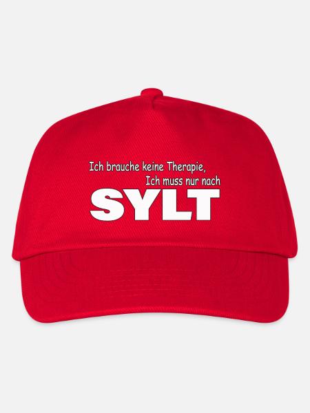 Therapie SYLT - Kinder Basecap - Rot