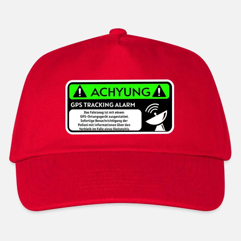 Warning - Casquette de baseball Enfant - rouge