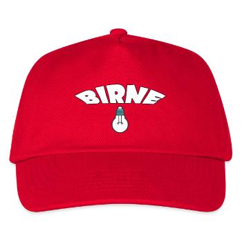 BIRNE - Kinder Basecap - Rot - Vorne