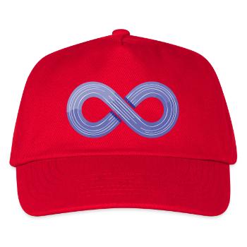 Infinity Flow – Symbol of Agility - Kids’ Baseball Cap - red - Front