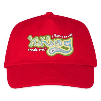Outdoor - Kinder Basecap - Rot - Vorne