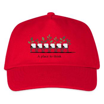 Verdant Thinkspace Chairs - Kids’ Baseball Cap - red - Front