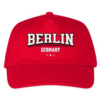 Berlin Arch Vintage Deutschland - Kinder Basecap - Rot - Vorne