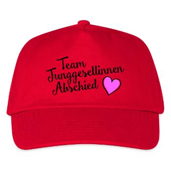 junggesellinnenabschied Team - Kinder Basecap - Rot - Vorne