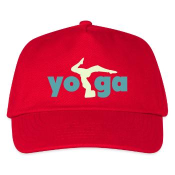 Yoga - Kids’ Baseball Cap - red - Front