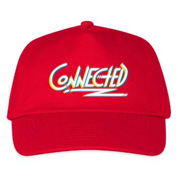 Connected_white_prism - Casquette de baseball Enfant - rouge - Devant