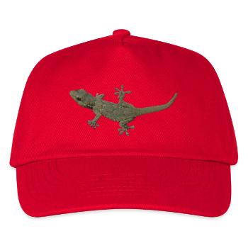 Gecko - Kinder Basecap - Rot - Vorne