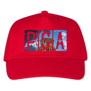 Flughafen Pisa PSA - Kinder Basecap - Rot - Vorne