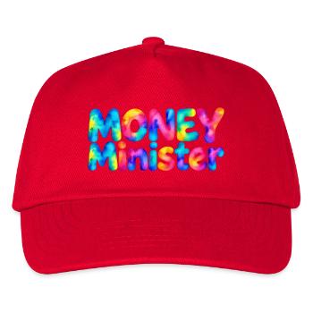 Money Minister – Große Pläne, kleines Budget - Kinder Basecap - Rot - Vorne