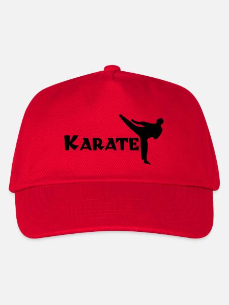 karate - Kinder Basecap - Rot