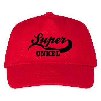 onkel - Kinder Basecap - Rot - Vorne
