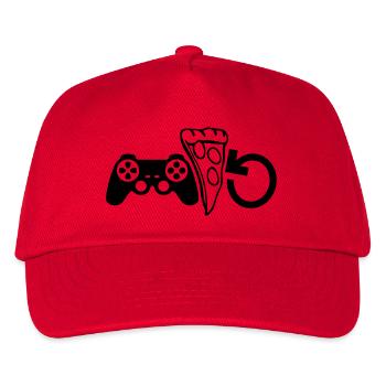 Gambling Food Repeat - Kids’ Baseball Cap - red - Front