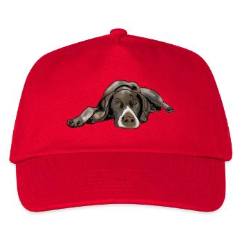 Pointer German Shorthair - Kids’ Baseball Cap - red - Front