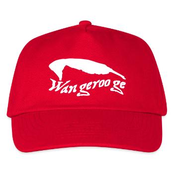 Wangerooge Tattoo - Kinder Basecap - Rot - Vorne