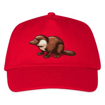 Schnabeltier - Kinder Basecap - Rot - Vorne