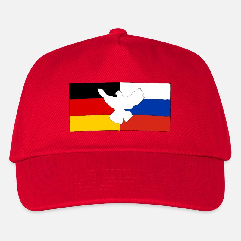 Deutsch-Russische Freundschaft - Kinder Basecap - Rot