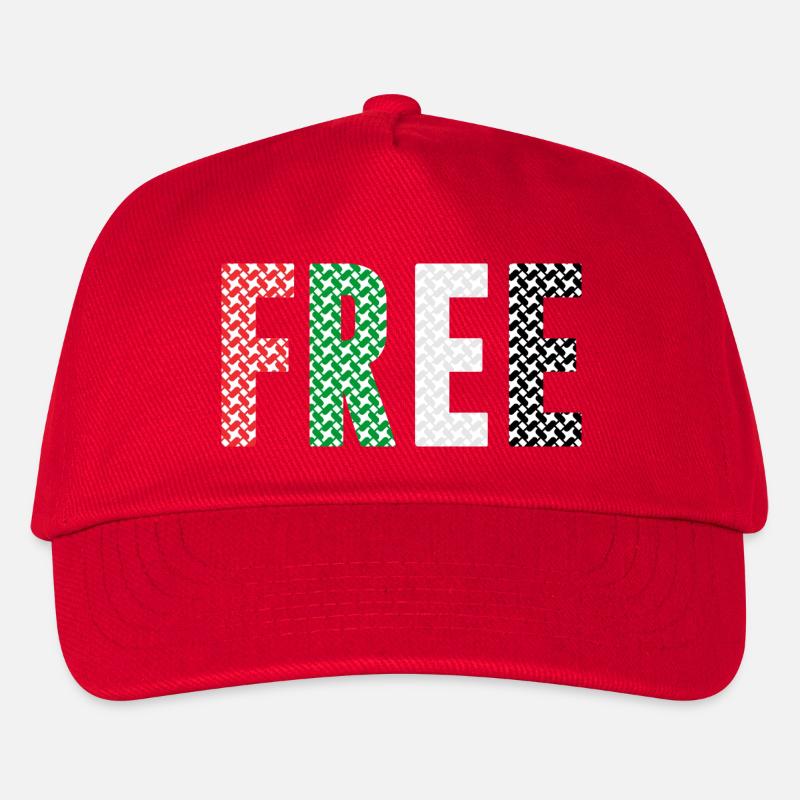 Palestine libre - Casquette de baseball Enfant - rouge