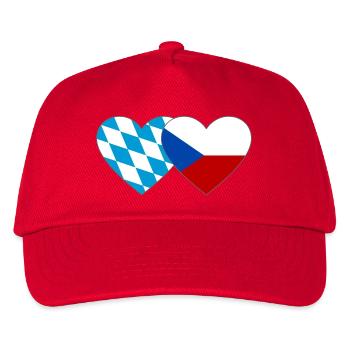 Bavaria Czech Republic Heart Association - Kids’ Baseball Cap - red - Front