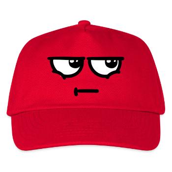not amused - Kids’ Baseball Cap - red - Front