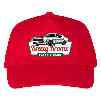 Krazy Krome Classic Car Drift Culture Muskelkraft - Kinder Basecap - Rot - Vorne
