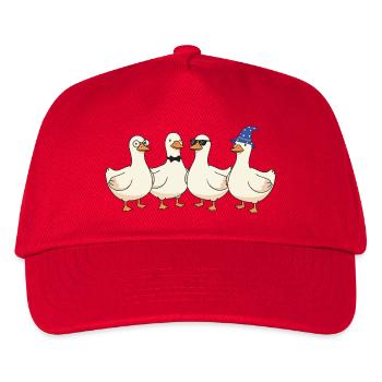 Quackquartet with style - Kids’ Baseball Cap - red - Front