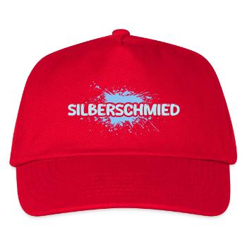 Silberschmied - Kinder Basecap - Rot - Vorne