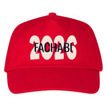 Abschluss Fachabitur 2026 Fachabi - Kinder Basecap - Rot - Vorne
