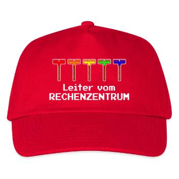 Leiter vom Rechenzentrum Gartenoutfit Gartenarbeit - Kinder Basecap - Rot - Vorne