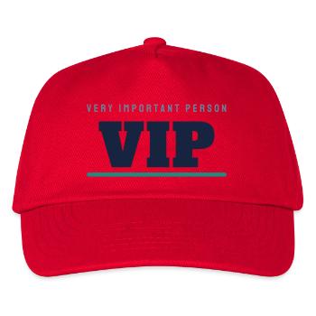 VIP College Lettering - Guest of Honor Team Party - Kids’ Baseball Cap - red - Front