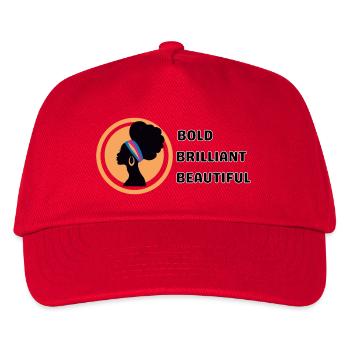 This woman is bold brilliant beautiful - Kids’ Baseball Cap - red - Front