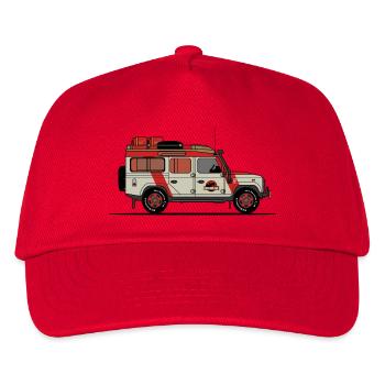 Jurassischer Verteidiger - Kinder Basecap - Rot - Vorne