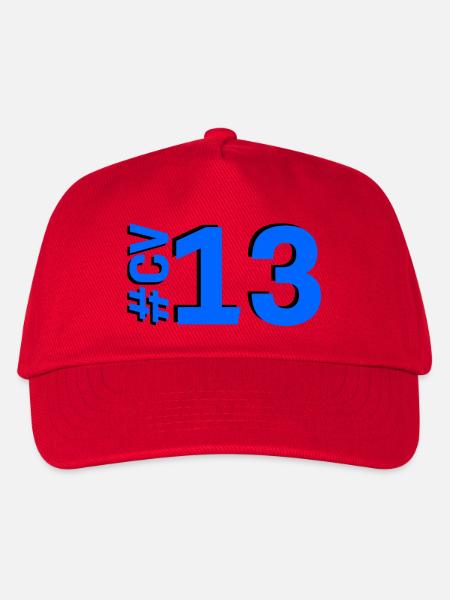 CV13-KARTON - Kinder Basecap - Rot