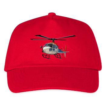 Hubschrauber Einsatz - Kinder Basecap - Rot - Vorne