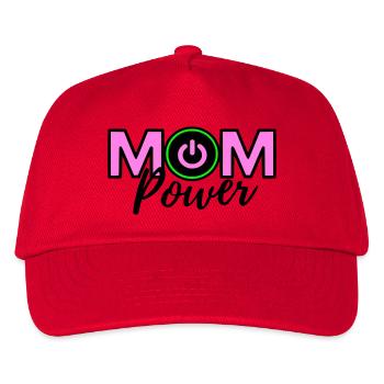 Mom power - Kids’ Baseball Cap - red - Front