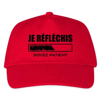 I'm thinking about it, be patient - Kids’ Baseball Cap - red - Front