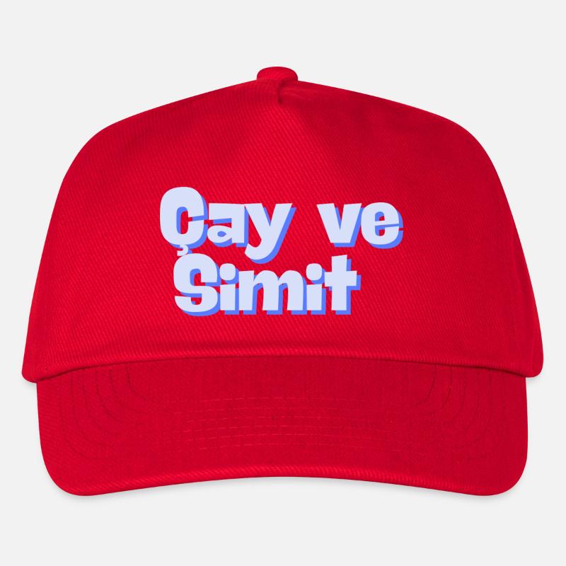 Cay & Simit - Kinder Basecap - Rot