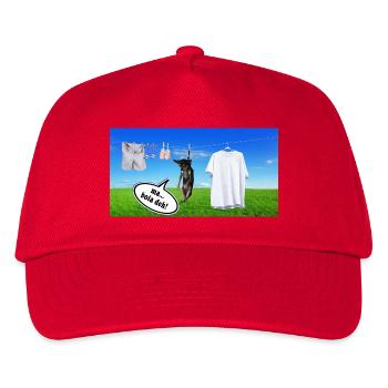 Puppy hanging to hang out - Kids’ Baseball Cap - red - Front