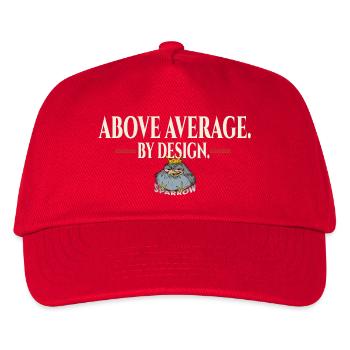 Above - Kids’ Baseball Cap - red - Front