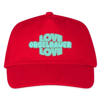 Orgelbauer als Berufung - Kinder Basecap - Rot - Vorne