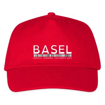 BASEL - Kinder Basecap - Rot - Vorne