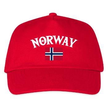 Vacances en Norvège dans les fjords de Norge Voyage en Scandinavie - Casquette de baseball Enfant - rouge - Devant