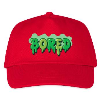 Graffiti Bored Slime Font - Kids’ Baseball Cap - red - Front