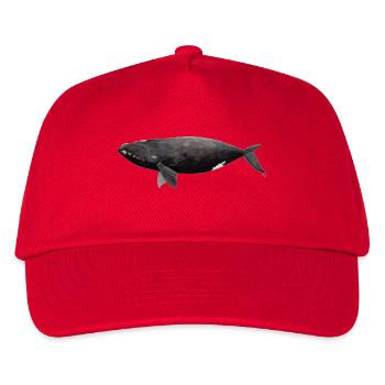 Right Whale - Balaena glacialis - right whale - Kids’ Baseball Cap - red - Front