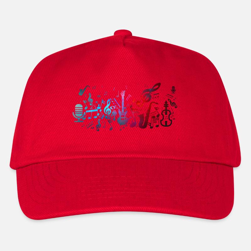 Music - Casquette de baseball Enfant - rouge