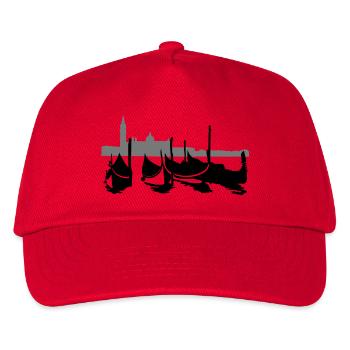 Venedig - Kinder Basecap - Rot - Vorne