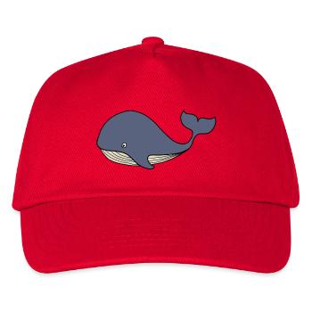 Whale Blue Whale Kids - Kids’ Baseball Cap - red - Front
