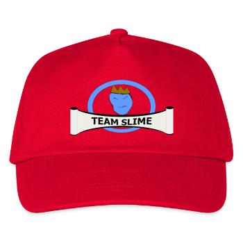 Team Slime Crown Logo - Kids’ Baseball Cap - red - Front